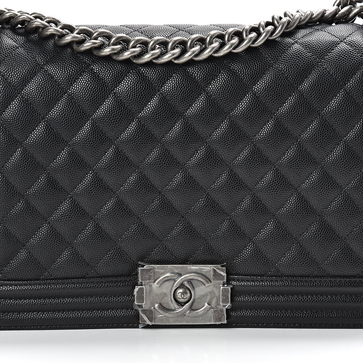 Chanel Caviar Quilted New Medium Boy Flap Black 8 of 10