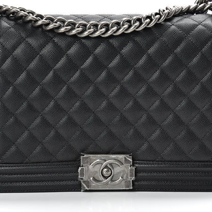 Chanel Caviar Quilted New Medium Boy Flap Black 8 of 10