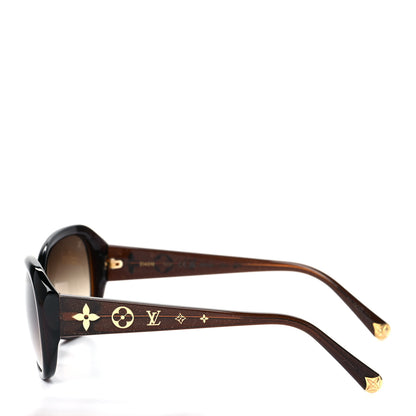Louis Vuitton Acetate Obsession GM Sunglasses Z0459E Brown Glitter 3 of 8