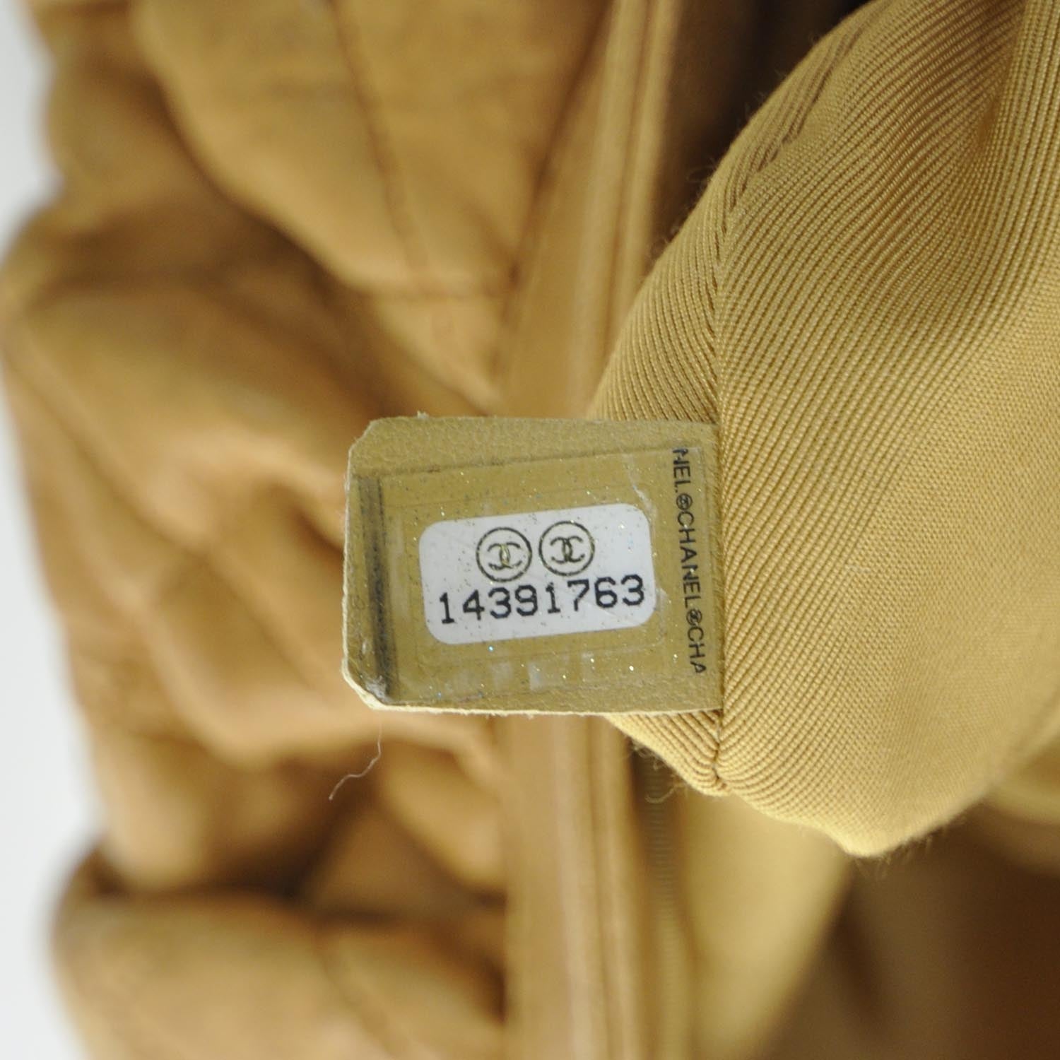 Chanel Lambskin Chain Around Medium Messenger Bag Dark Beige 8 of 8