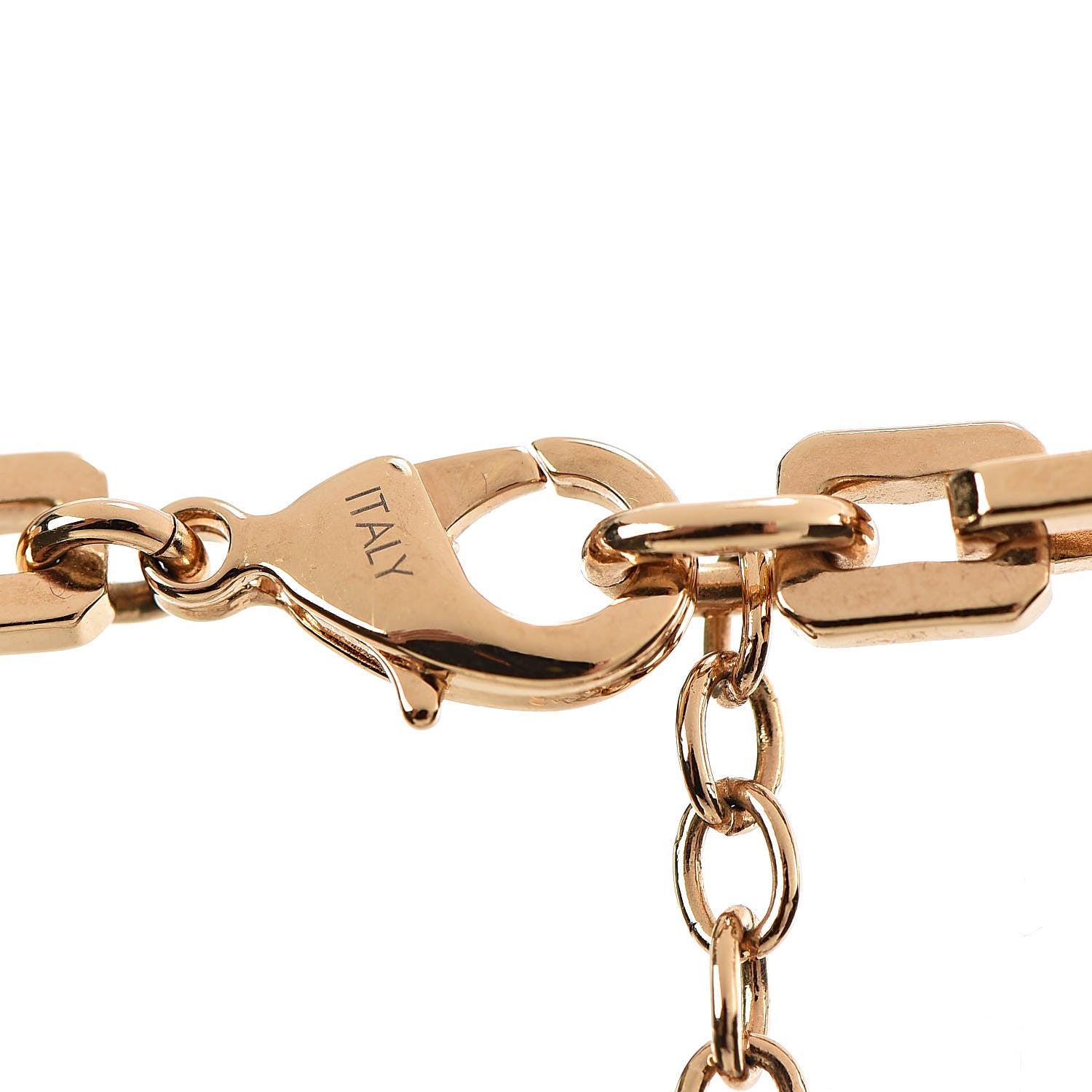 Louis Vuitton LVision Chain Necklace Gold 4 of 4
