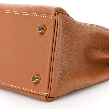 Hermes Togo Kelly Retourne 32 Gold 10 of 11