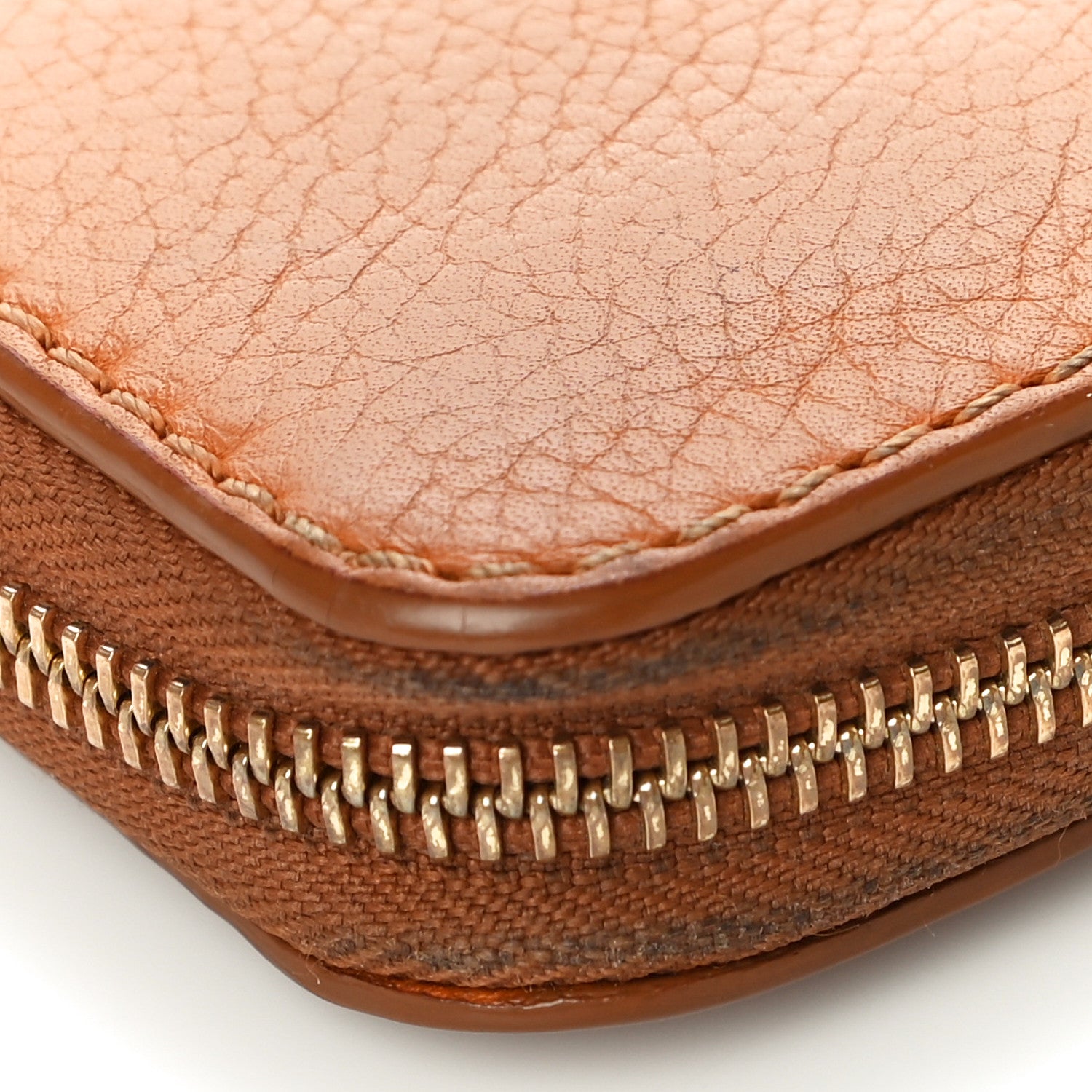 Chloe Grained Calfskin Marcie Long Zip Around Wallet Tan 11 of 16