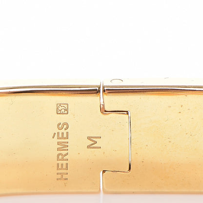 Hermes Enamel Narrow Clic Clac H Bracelet GM Rose Dragee 4 of 5