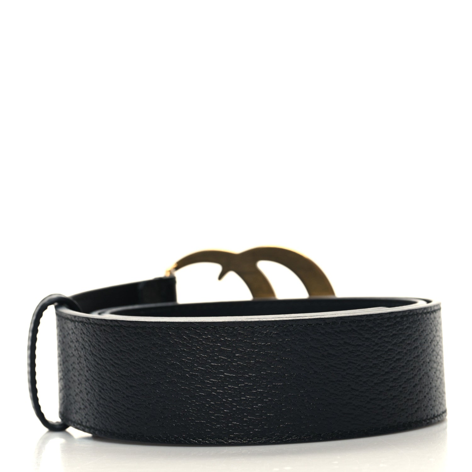 Gucci Textured Calfskin Double G 40mm Belt 85 34 Black 2 of 6