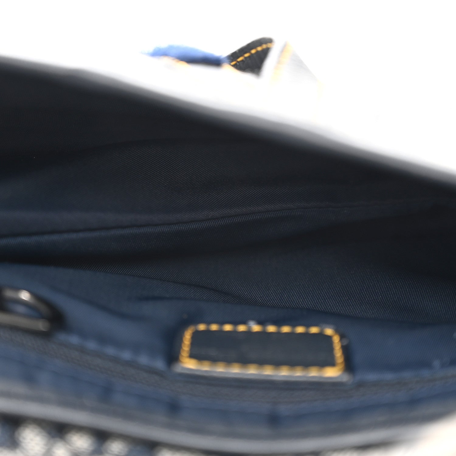 Christian Dior Monogram Saddle Bag Blue 5 of 23