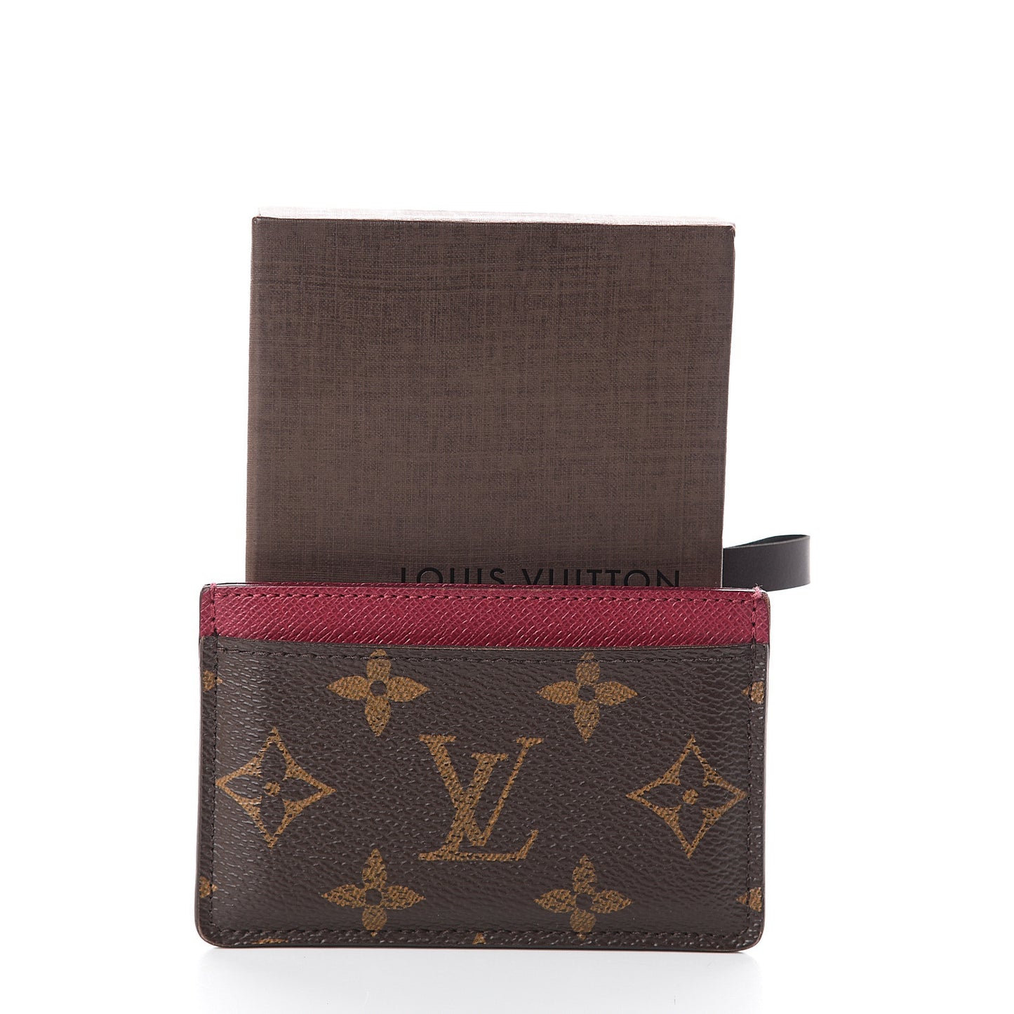 Monogram Card Holder Fuchsia