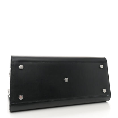 Saint Laurent Calfskin Embossed Snakeskin Small Sac De Jour Black 4 of 14