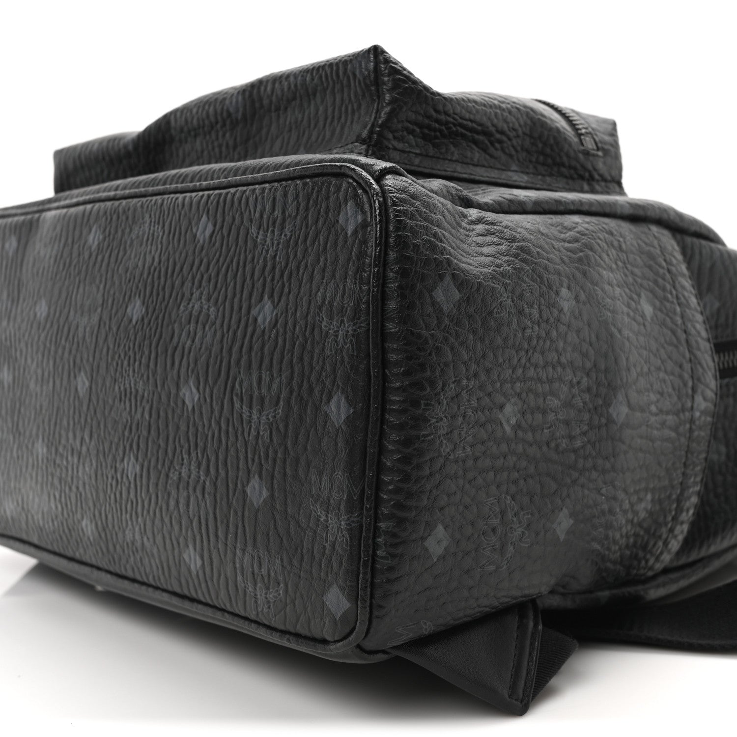 MCM Visetos Large Stark Backpack Black 10 of 10
