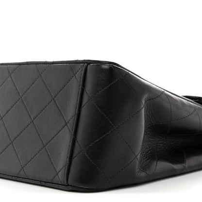 Chanel Lambskin Quilted XL Jumbo Single Flap Black 11 of 16