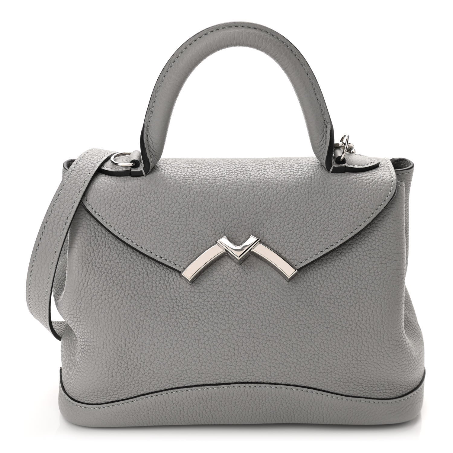 Moynat Taurillon Blush Gabby BB Gray 1 of 10