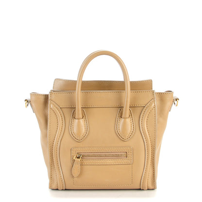 Celine Smooth Calfskin Nano Luggage Camel 1 of 7