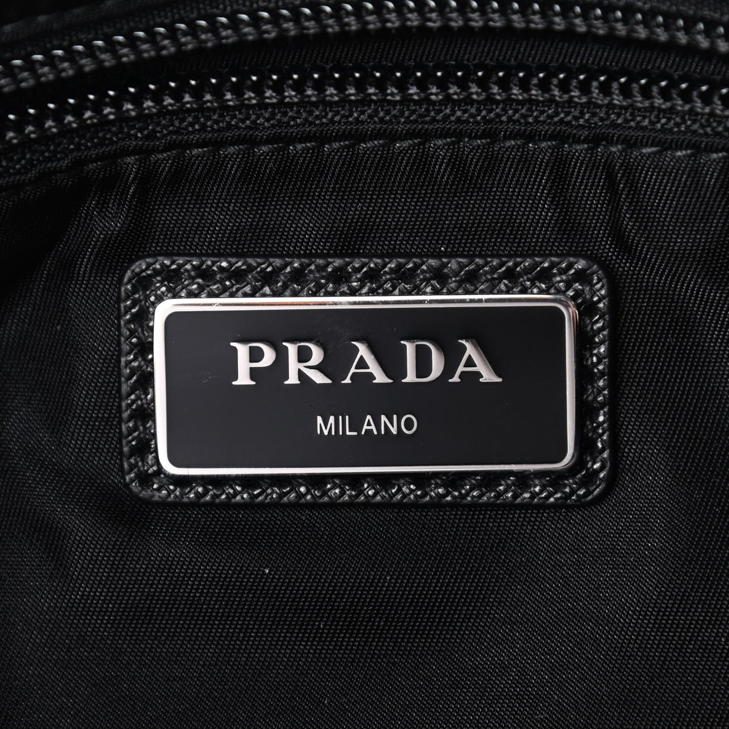 Tessuto Nylon Montagna Messenger Bag Black