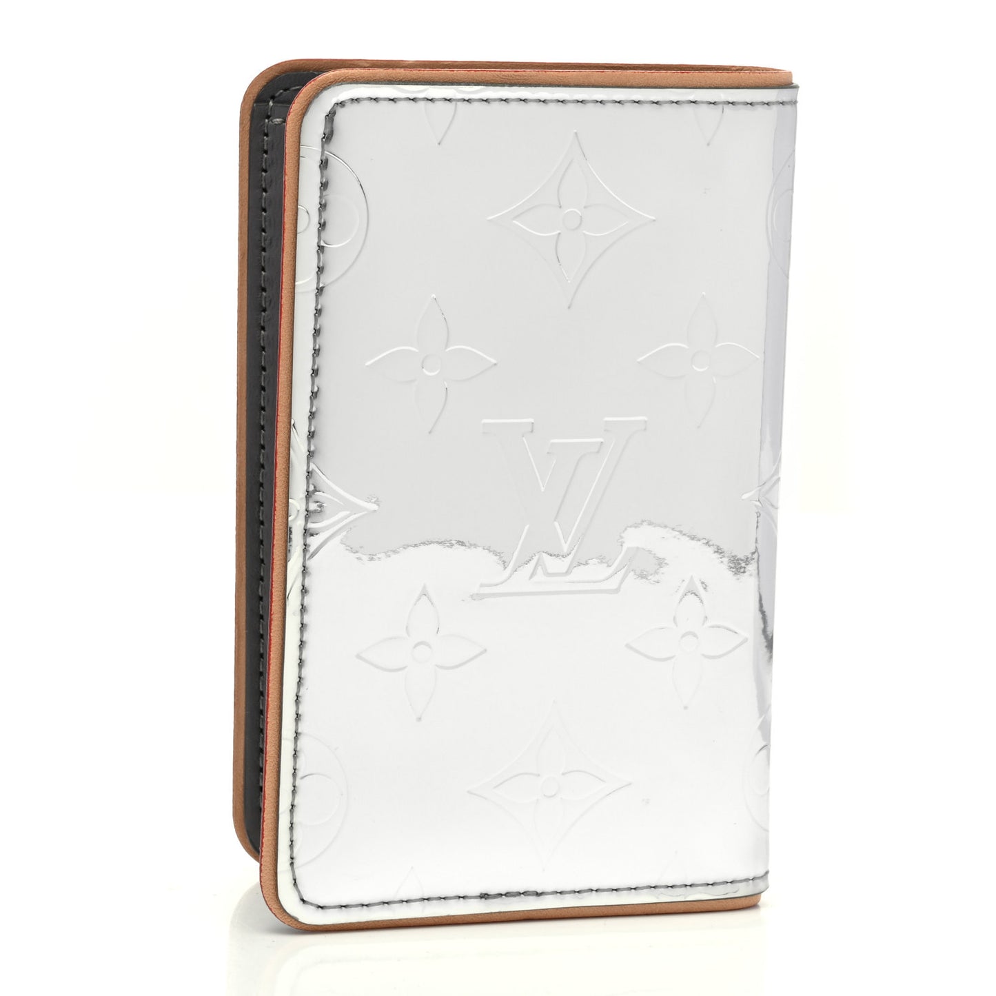 Monogram Mirror Slender Pocket Organizer