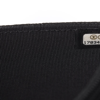 Chanel Iridescent Caviar Quilted Wallet On Chain WOC Black 7 of 13