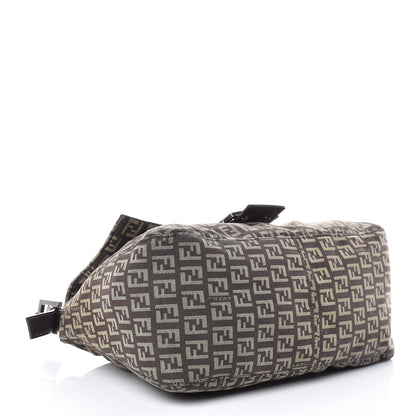 Fendi Zucchino Mama Baguette Dark Brown 4 of 10