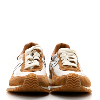 Loewe Nylon Suede Flow Runner Sneakers 38 Gold 2 of 11