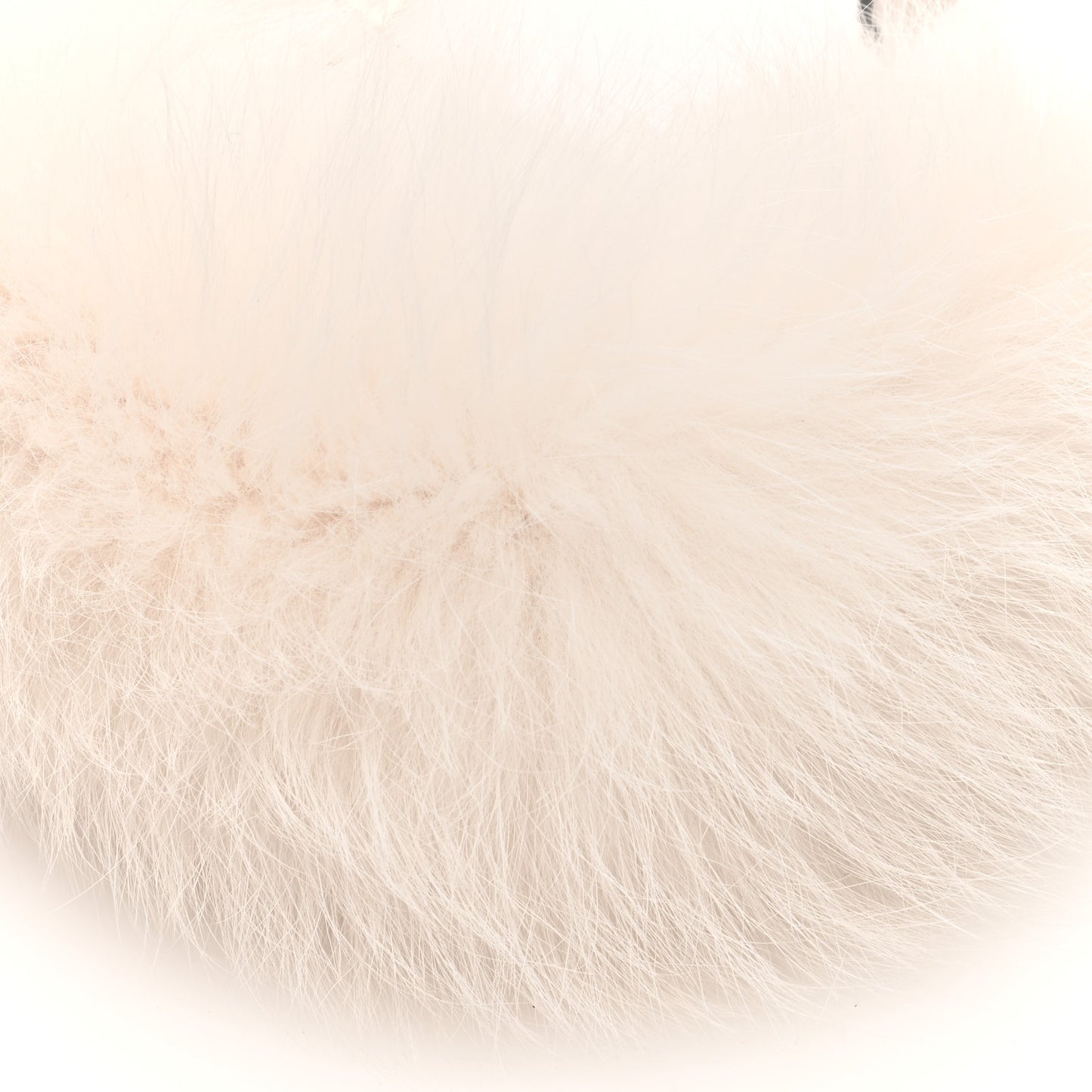Fox Fur Vitello Fendi O'Lock Swing Camelia