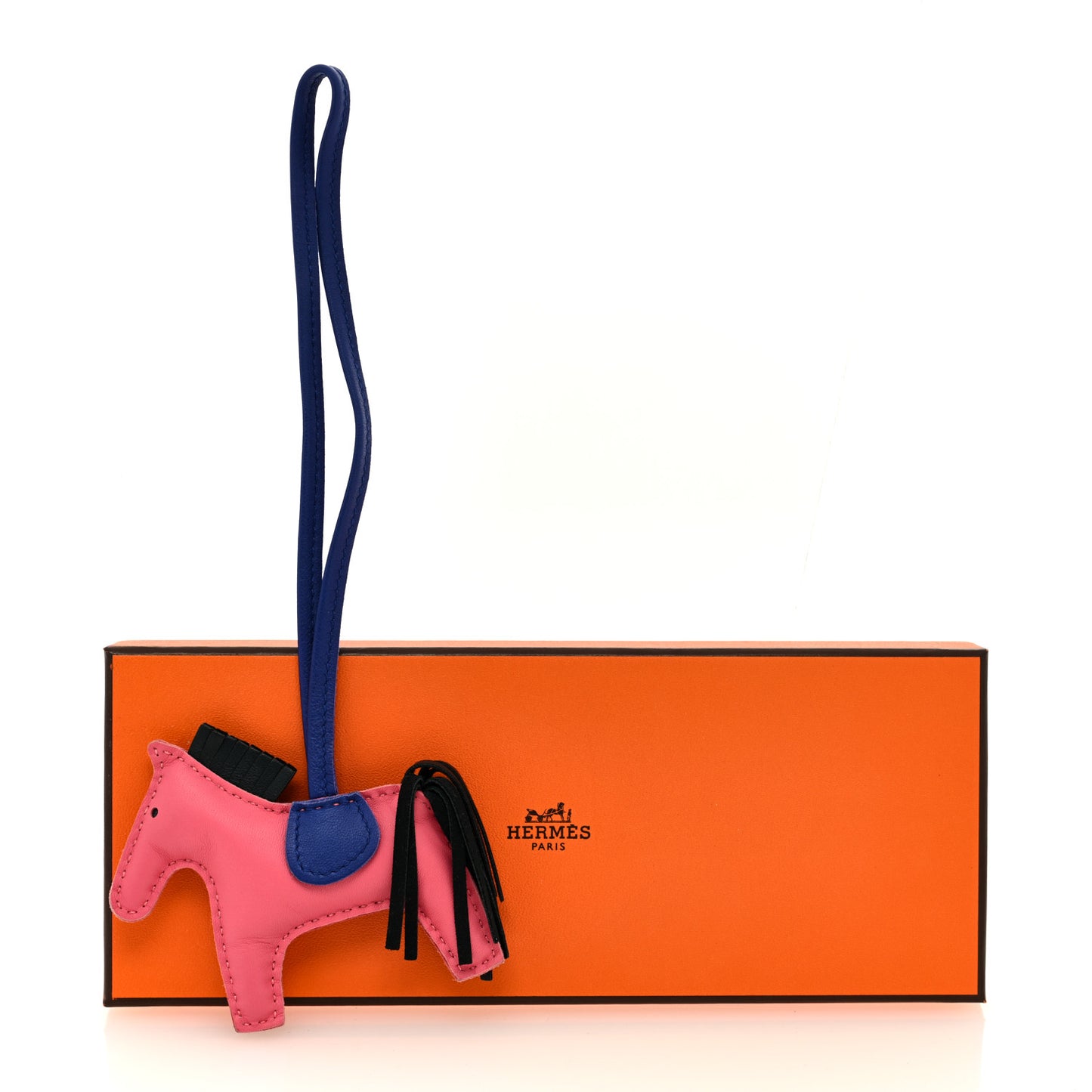 Milo Lambskin Grigri Rodeo Horse Bag Charm PM Rose Azalee Vert Cypress Bleu Electrique