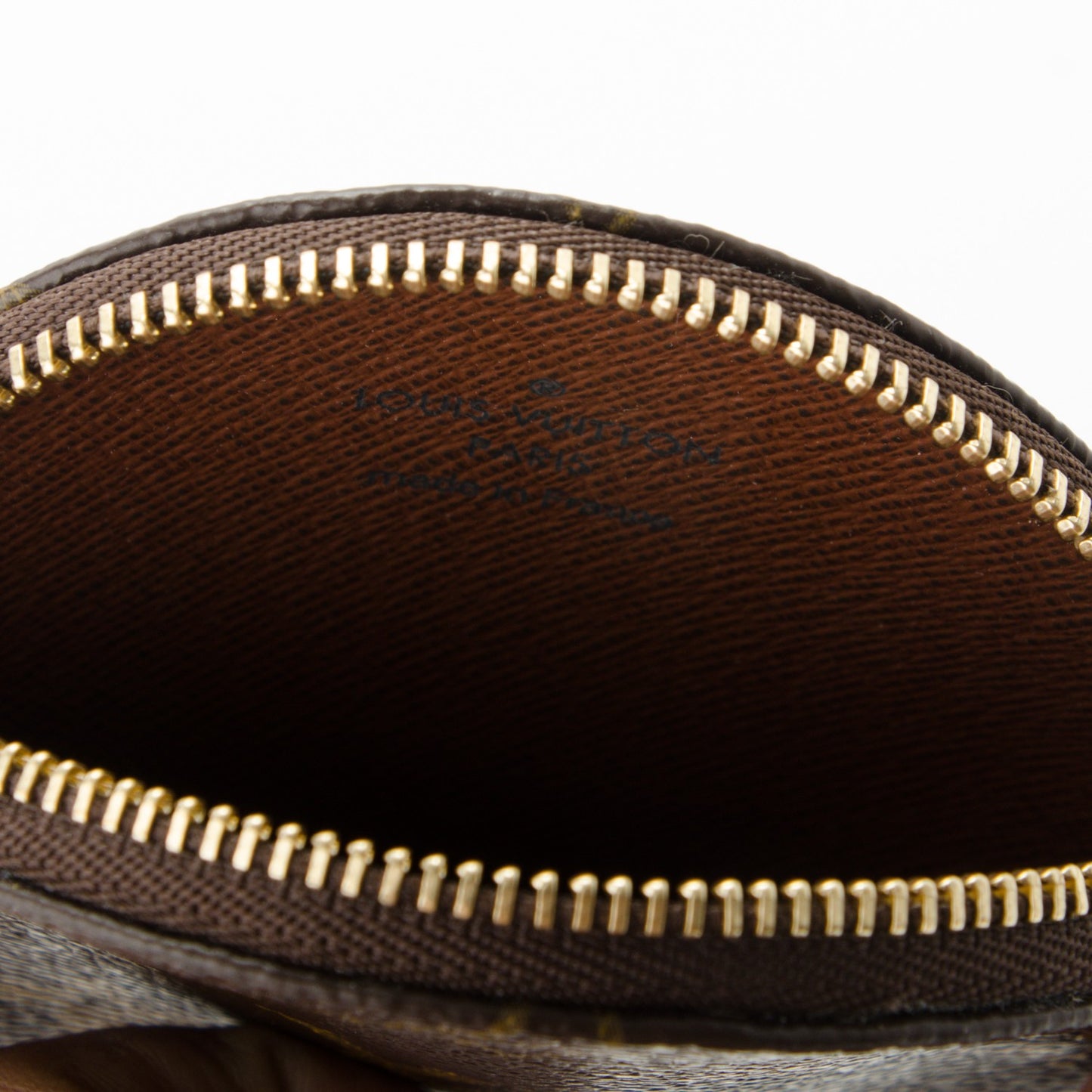 Monogram Round Coin Purse