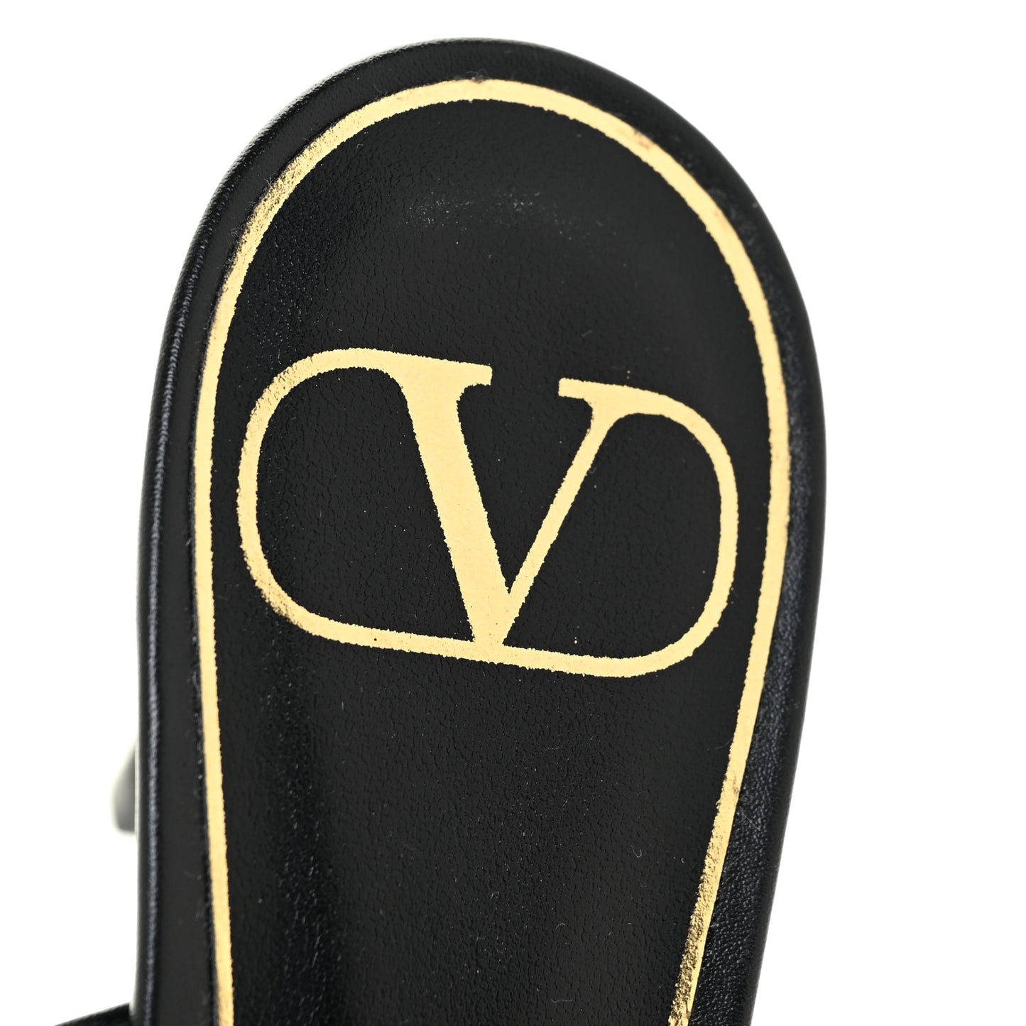 Calfskin Roman Stud Ankle Strap 80mm Pumps 35 Black