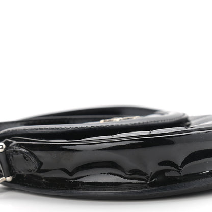 Burberry Patent Calfskin Quilted Mini Crossbody Bag Black 11 of 14