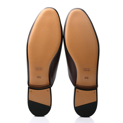 Gucci Calfskin Womens Princetown Slippers 40.5 Fondente Brown 5 of 8
