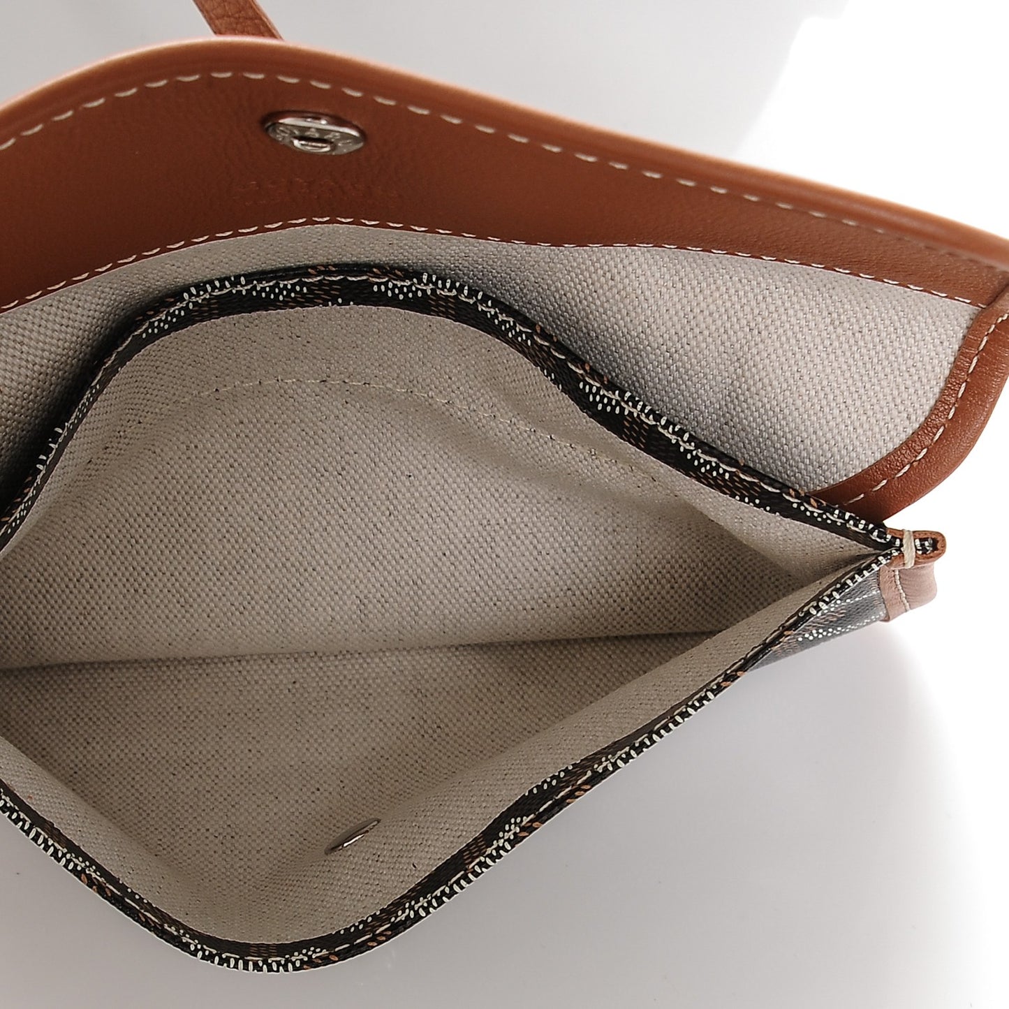 Goyardine Reversible Anjou GM Black Gold
