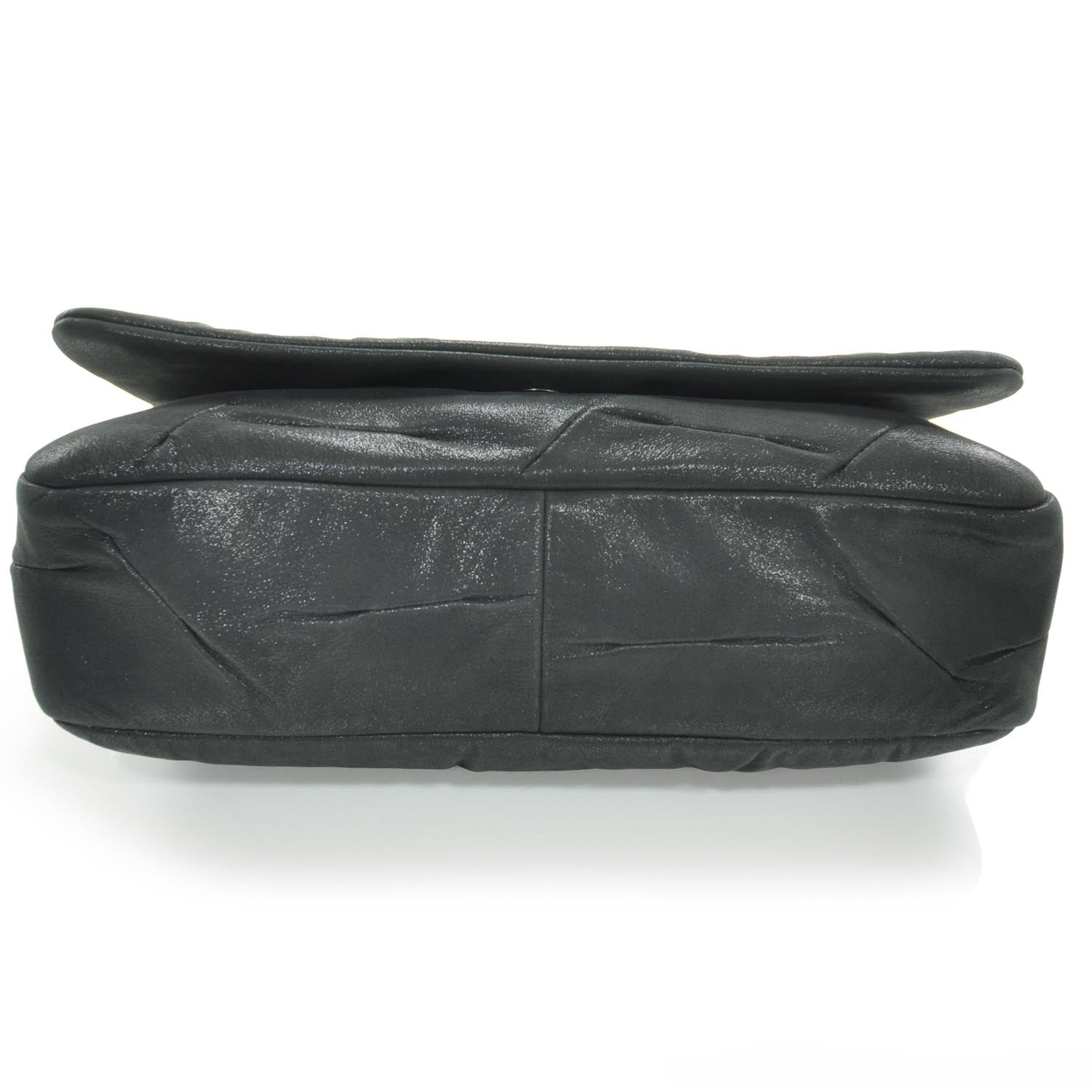 Chanel Iridescent Calfskin Glint Flap Black 4 of 9