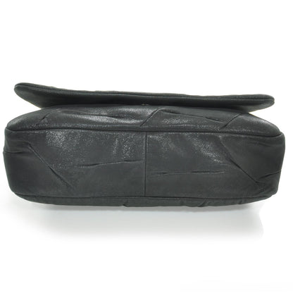 Chanel Iridescent Calfskin Glint Flap Black 4 of 9