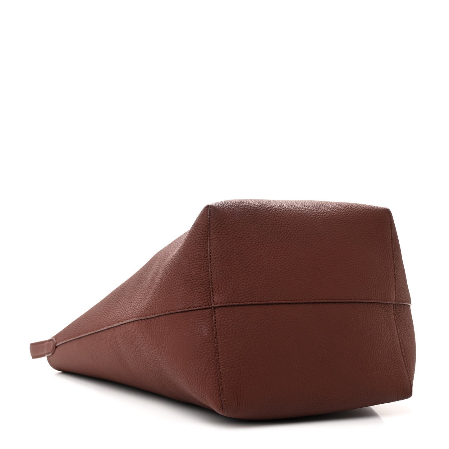 Grained Calfskin Large N/S Park Tote Burnt Wood
