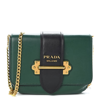 Prada City Calf Cahier Belt Bag Biliardo Black 1 of 9