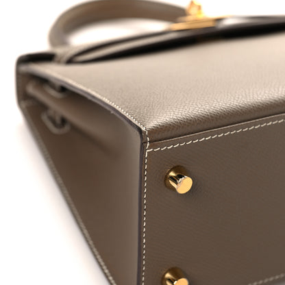 Hermes Epsom Kelly Sellier 25 Etoupe 9 of 13