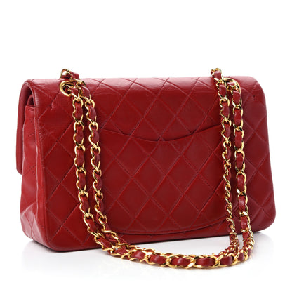 Chanel Lambskin Quilted Medium Double Flap Red 3 of 13