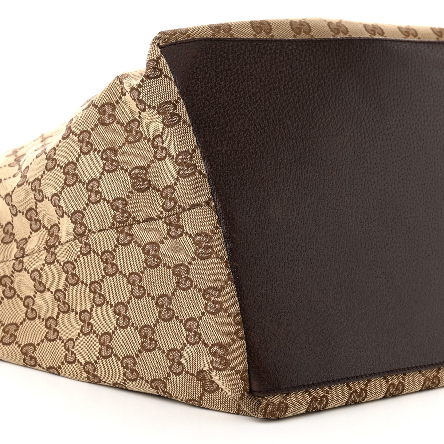 GG Monogram Large Web Handle Bucket Tote