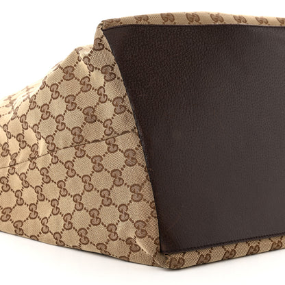 Gucci GG Monogram Large Web Handle Bucket Tote 9 of 16