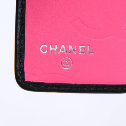 Chanel Calfskin Quilted Cambon Yen Wallet Black 5 of 8