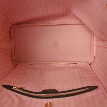 Louis Vuitton Damier Ebene Neo Neverfull MM Rose Ballerine 5 of 10