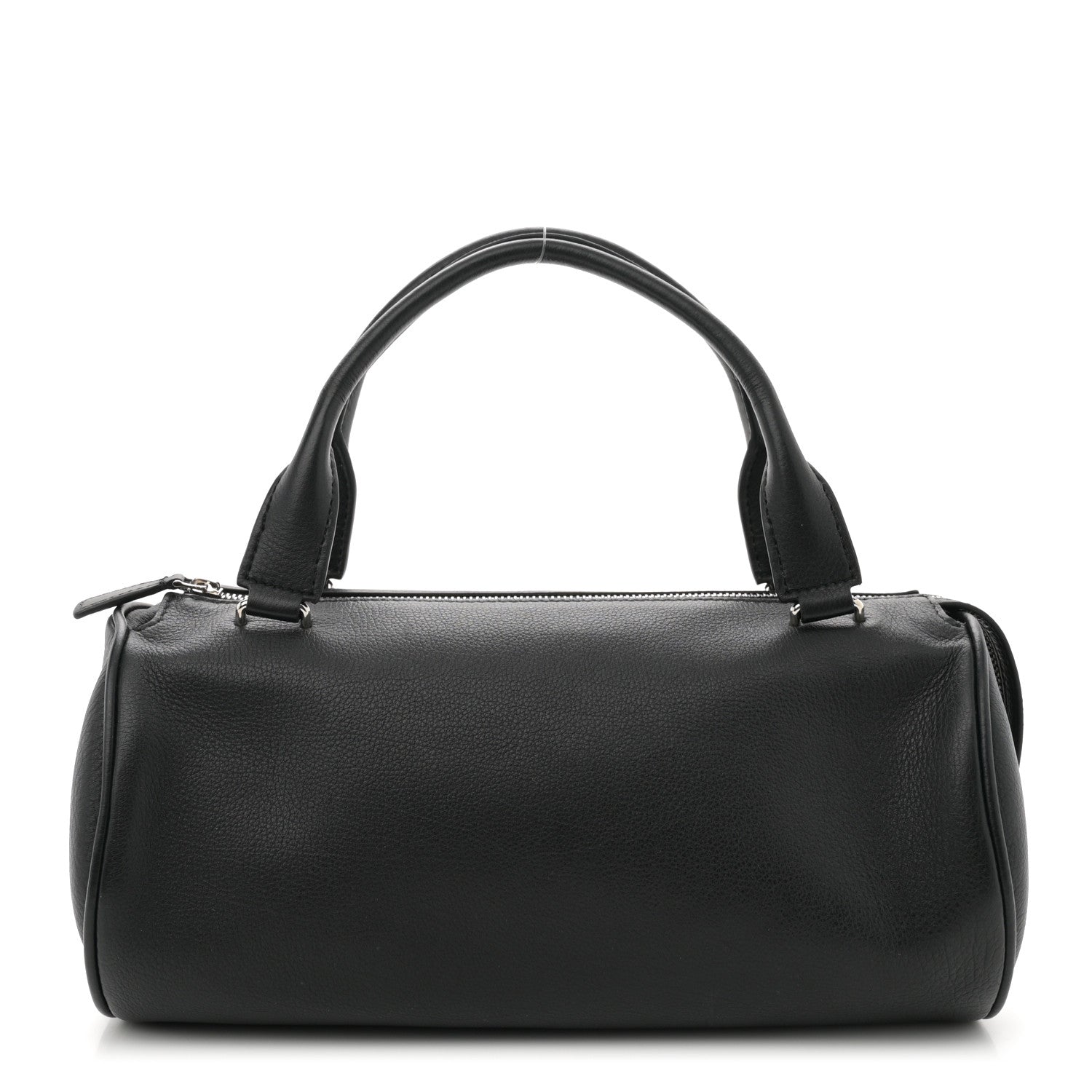 The Row Grained Saddle Calfskin Edith Bag Black 1 of 9