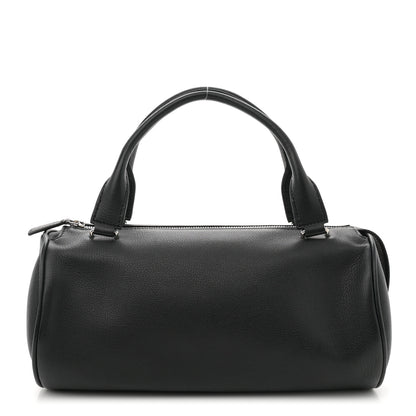 The Row Grained Saddle Calfskin Edith Bag Black 1 of 9