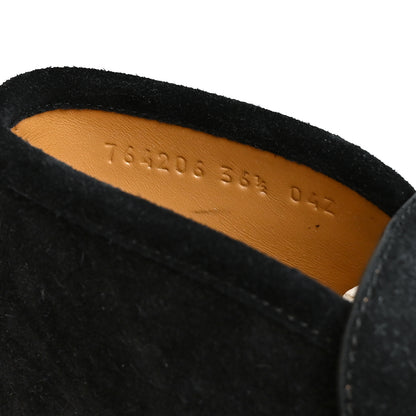 Gucci Suede Horsebit Womens Ankle Boots 36.5 Black 10 of 11