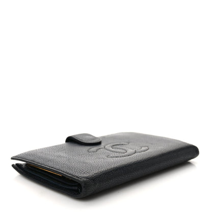 Chanel Caviar Timeless CC French Wallet Black 4 of 7