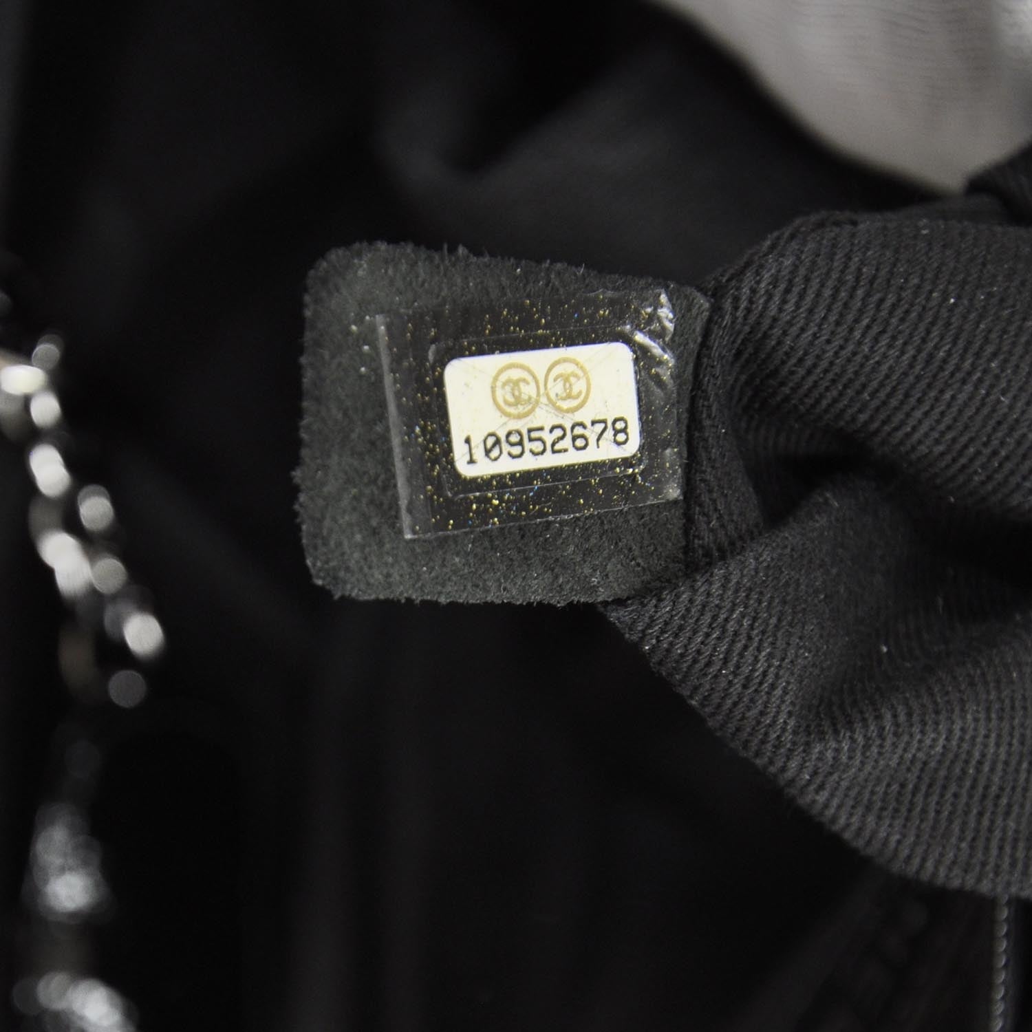 Chanel Patent Quilted Ritz Flap Bag Black 12 of 13