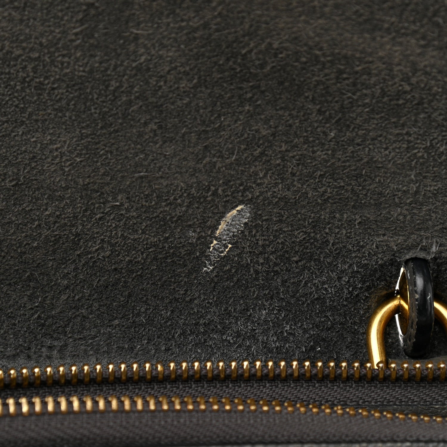 Celine Grained Calfskin Micro Belt Bag Grey 17 of 19