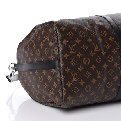 Louis Vuitton Monogram Macassar Keepall Bandouliere 55 8 of 9