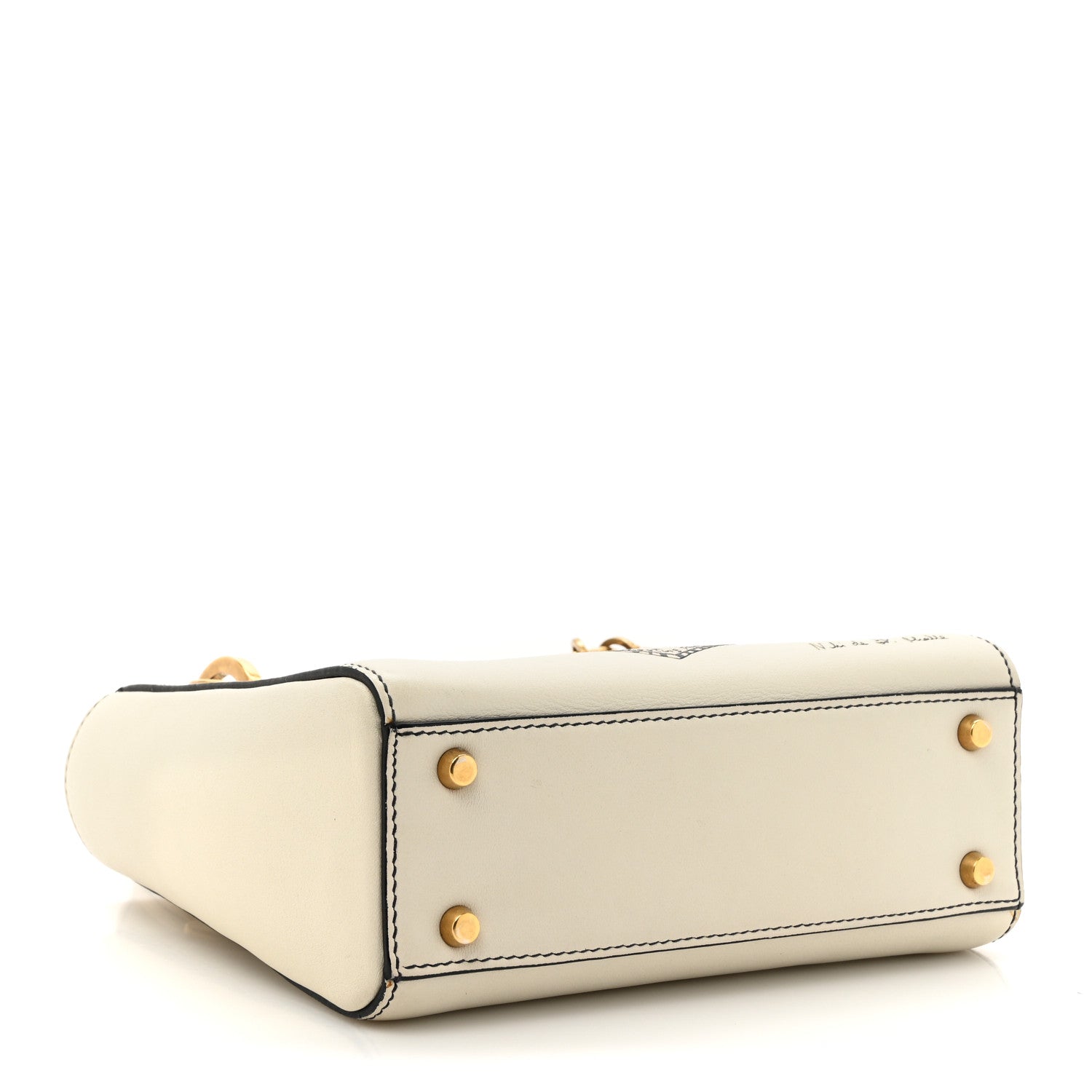 Christian Dior Calfskin Niki De Saint Phalle Heart Mini Supple Lady Dior Off White 4 of 15