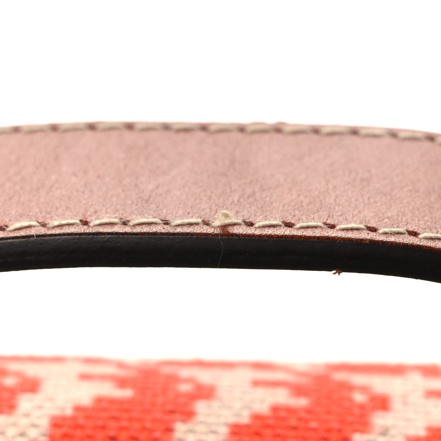 Hermes Toile Canvas Barenia Childrens Animaux Pixel Backpack Red White Orange 11 of 12