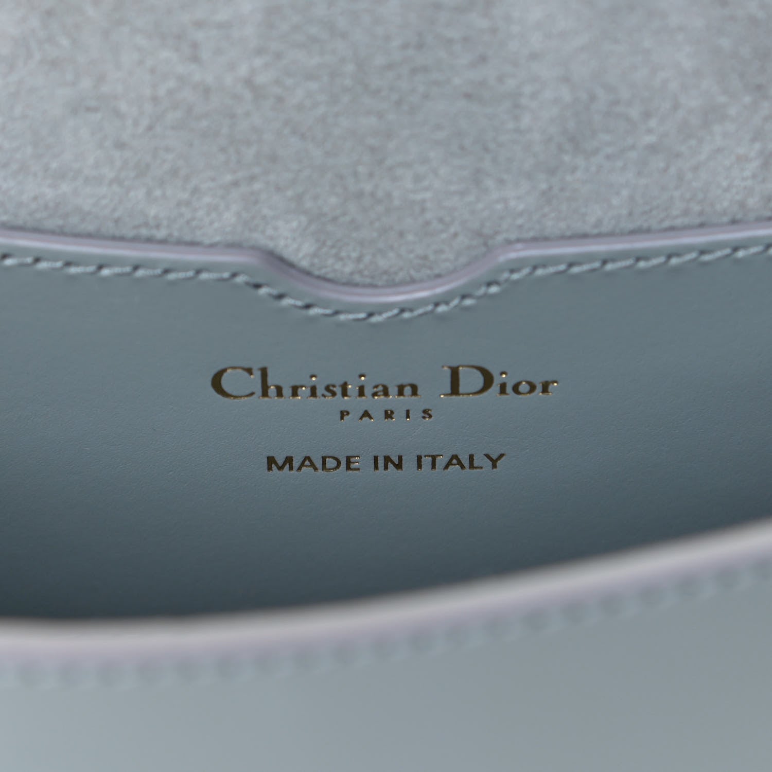 Christian Dior Box Calfskin Medium Bobby Flap Stone Grey 5 of 5