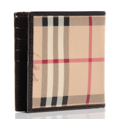 Burberry Haymarket Check Wallet Chocolate 3 of 8