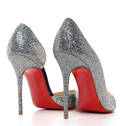 Christian Louboutin Patent Glitter Disco Ball Iriza 100 Pumps 37.5 Purple Pop Multicolor 4 of 7